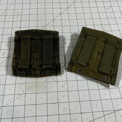 2  -  WWII Era MI Carbine  Pouches 
