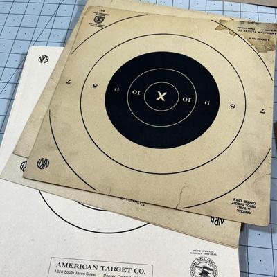 Large Stack of Target for Riffle and Pistol Shooting. 