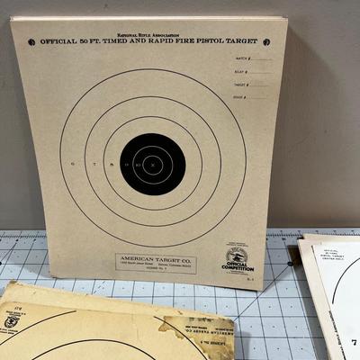 Large Stack of Target for Riffle and Pistol Shooting. 