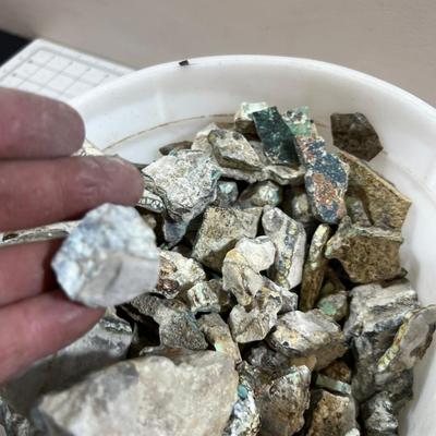 Lots of Rocks, Many Sizes, A lot of Variscite