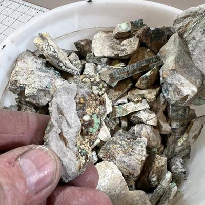 Lots of Rocks, Many Sizes, A lot of Variscite