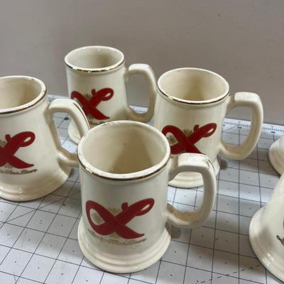 Collection of Lucky Lager Mugs (6) 