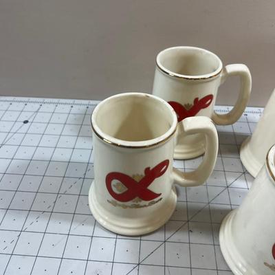 Collection of Lucky Lager Mugs (6) 