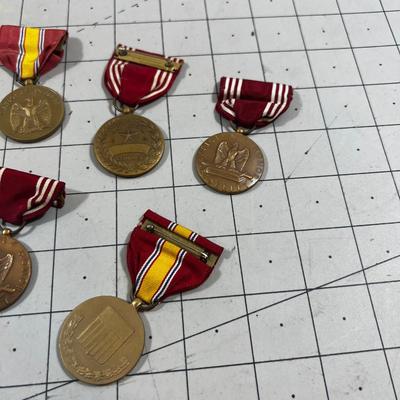 Bunch of Korean War Metals 
