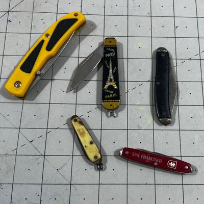 Small Collection of Pocket Knives