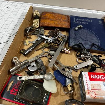 Junk Drawer Clean Out Number 2: Wallet Keys Arrow Head