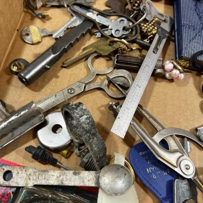 Junk Drawer Clean Out Number 2: Wallet Keys Arrow Head