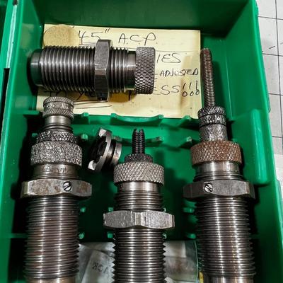 RCBS Die Set Sizer Carbo 45 ACP dies together