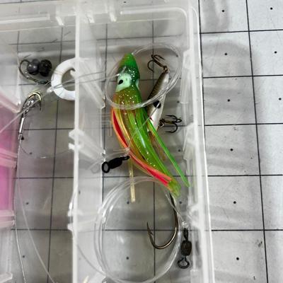 Fishing Tackle With Small Tackle Box (Jigs) 