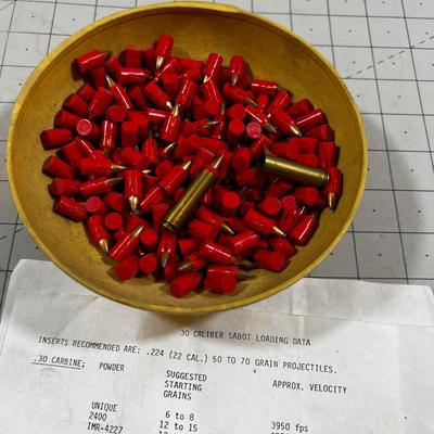 30 Caliber Sabot Bullets 