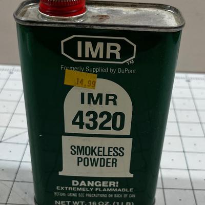 IMR Smokeless Powder Can Full Sealed 