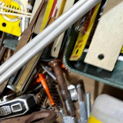 Tray Full of Gun Reloading & Cleaning Items 