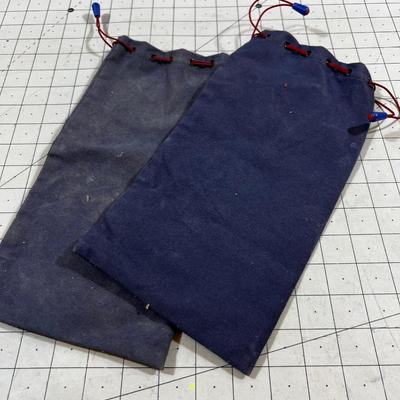 (2) Walker Bank Bags, Blue 