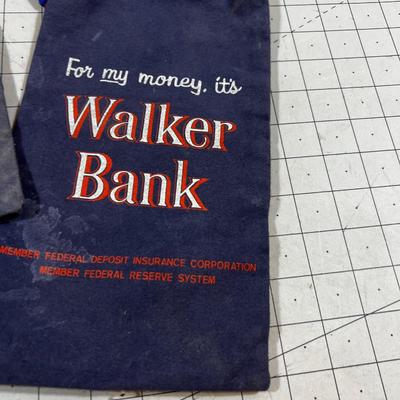 (2) Walker Bank Bags, Blue 