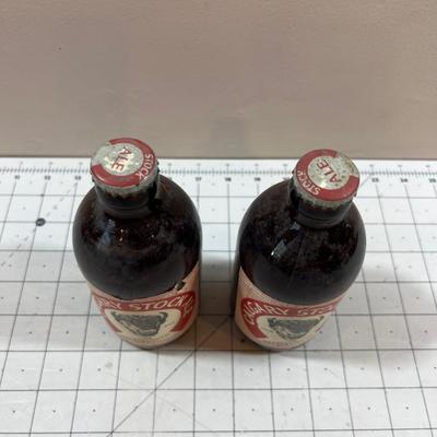 Vintage Beer Bottle (2) Calgary Stock Ale Bottles