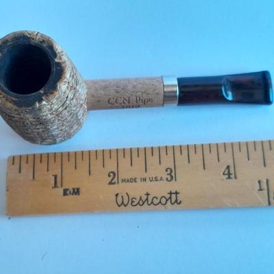 Ropp Alpine Wooden tobacco pipe and a corn cob tobacco pipe