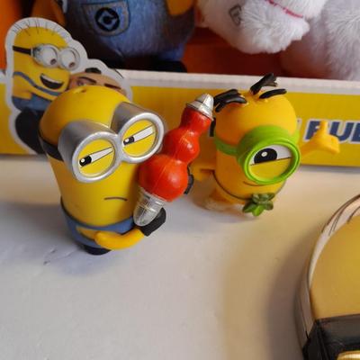 Minions! New Minions plush buddies and the Minions Movie on DVD in a collectible tin and keychain