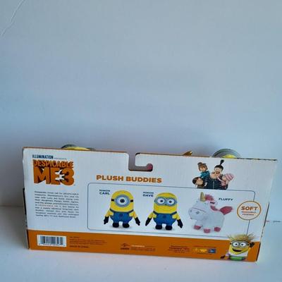 Minions! New Minions plush buddies and the Minions Movie on DVD in a collectible tin and keychain