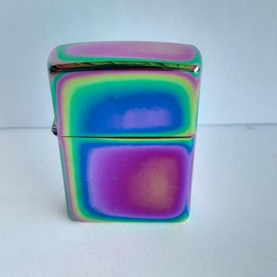 New in the box original zippo lighter with pseudo iridescent coating