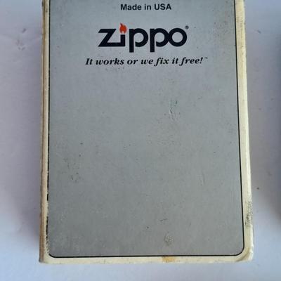 New in the box original zippo lighter with pseudo iridescent coating