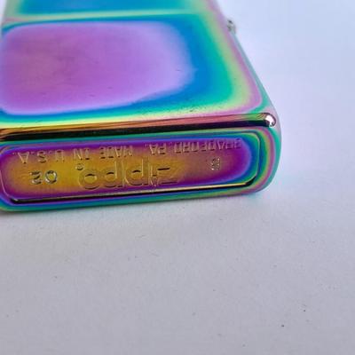 New in the box original zippo lighter with pseudo iridescent coating