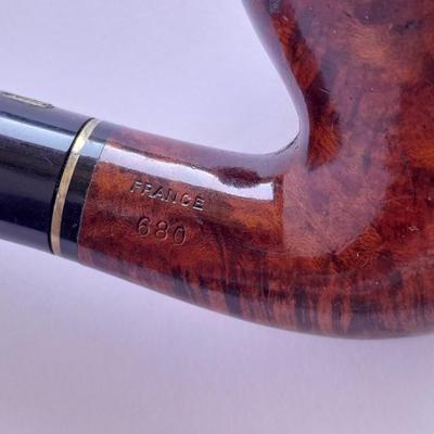 Jobey Tobacco pipe and Grey marble colored Tobacco pipe with horse head wine screw