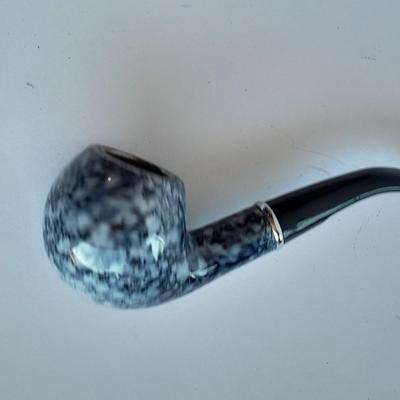 Jobey Tobacco pipe and Grey marble colored Tobacco pipe with horse head wine screw