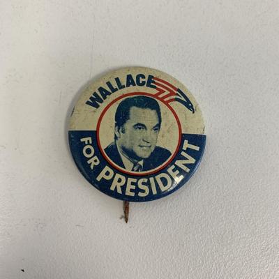 Wallace for President pin
