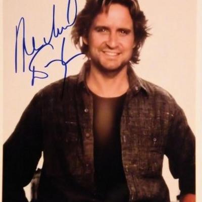 Michael Douglas signed portrait photo 