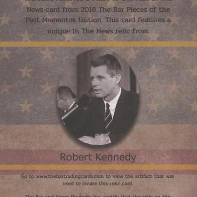 Bobby Kennedy newspaper relic