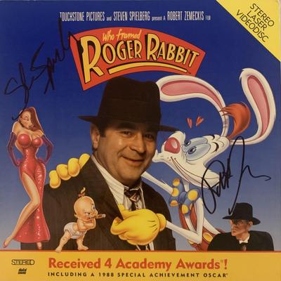 Who Framed Roger Rabbit signed laser disc. GFA Authenticated