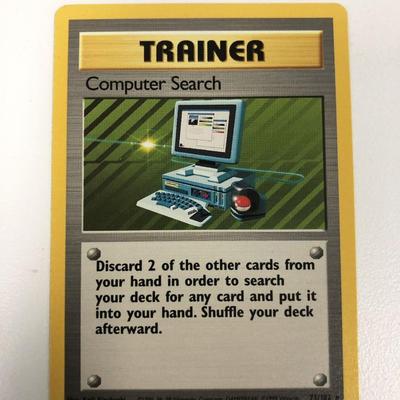 1999 Pokemon #71 Trainer Game Card 