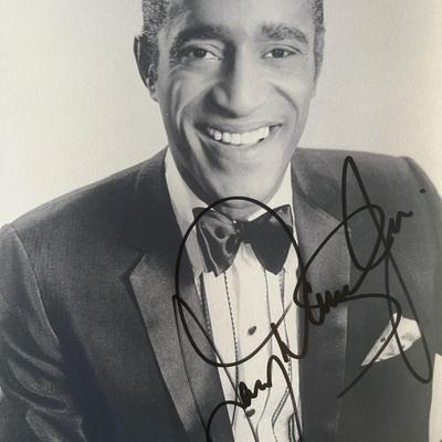 Sammy Davis Jr. signed photo