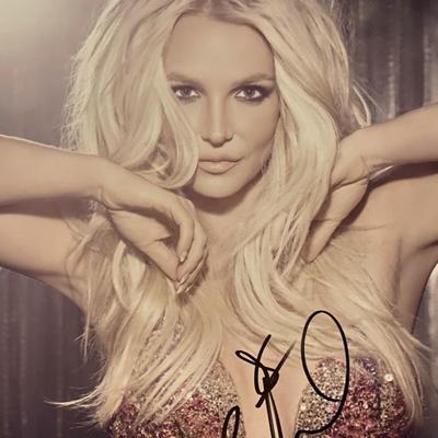 Britney Spears signed photo. 8x10 inches