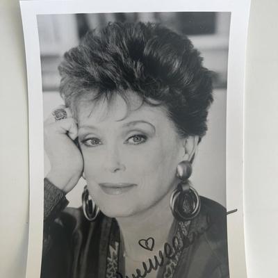 The Golden Girls Rue McClanahan signed photo