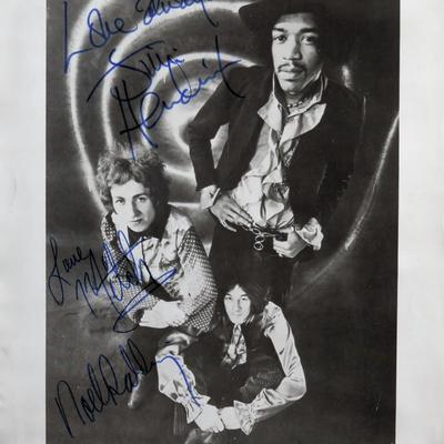 Jimi Hendrix Experience signed photo 