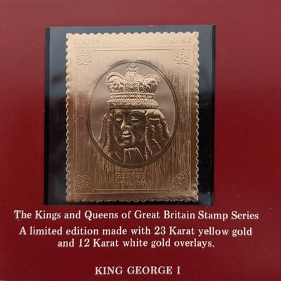 The Kings and Queens of Great Britain Stamp Series - King George I