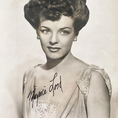 Marjorie Lord signed photo