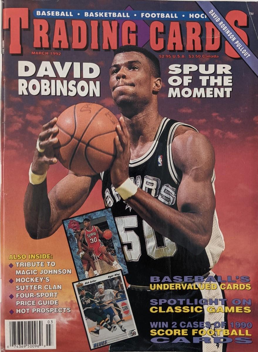 Trading Cards Magazine March 1992 | EstateSales.org