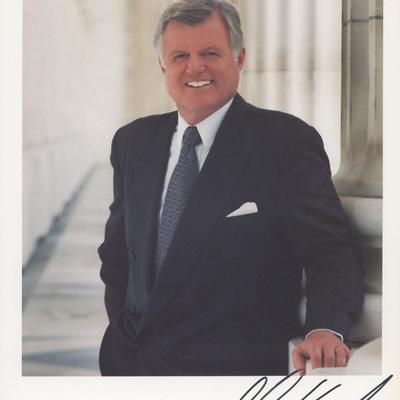 Ted Kennedy signed photo. GFA Authenticated