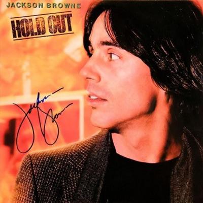 Jackson Browne signed Hold Out album