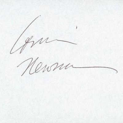 Laraine Newman signature cut
