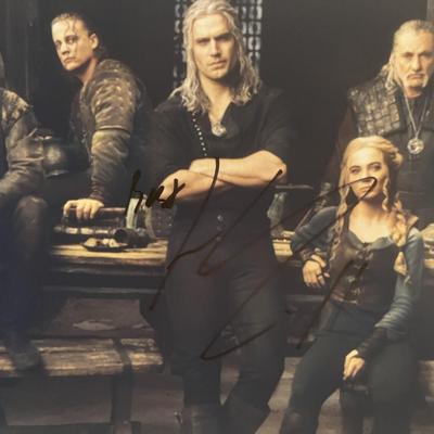 The Witcher Henry Cavill signed photo