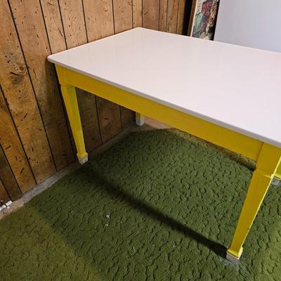 Vintage Marble Top Utility Table (1B-JS)