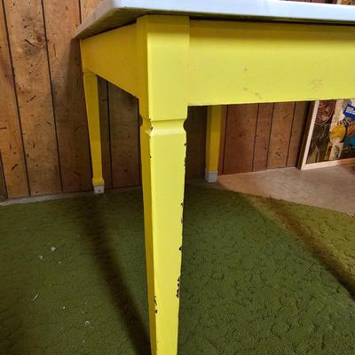 Vintage Marble Top Utility Table (1B-JS)