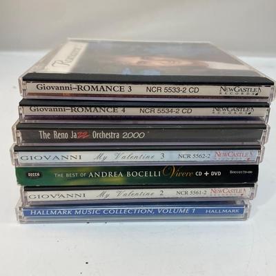 Lot of 7 Romantic Instrumental Operatic Mood Music CDs