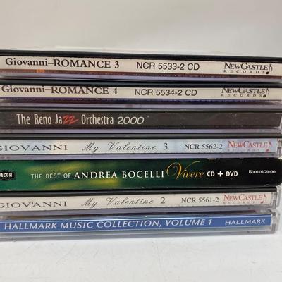 Lot of 7 Romantic Instrumental Operatic Mood Music CDs