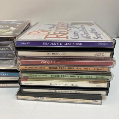 Mixed Lot of Country Music & Oldies Compilations Greatest Hits CDs