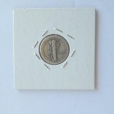 Five Liberty Dimes two 1936 P, a 1938P and two 1939 P,