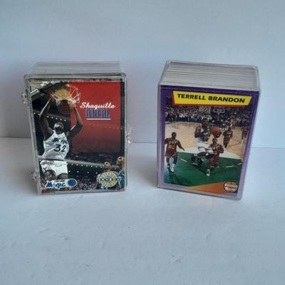 Basketball trading cards in plastic boxes Shaquille O'neal, and many others!
